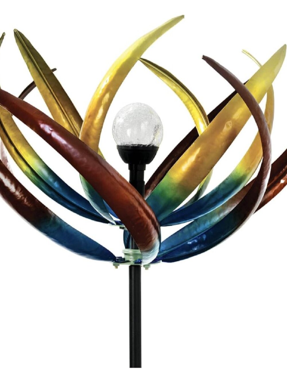 Tulip Wind Spinners Metal Yard Decor Windspinner